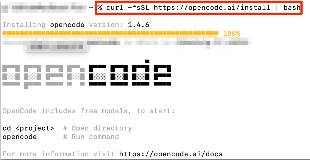 OpenCode のインストール