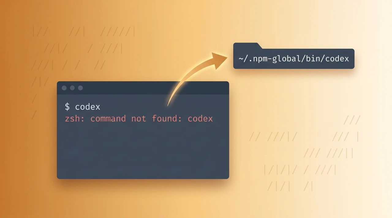 codex: command not found & EACCES on npm install -g @openai/codex
