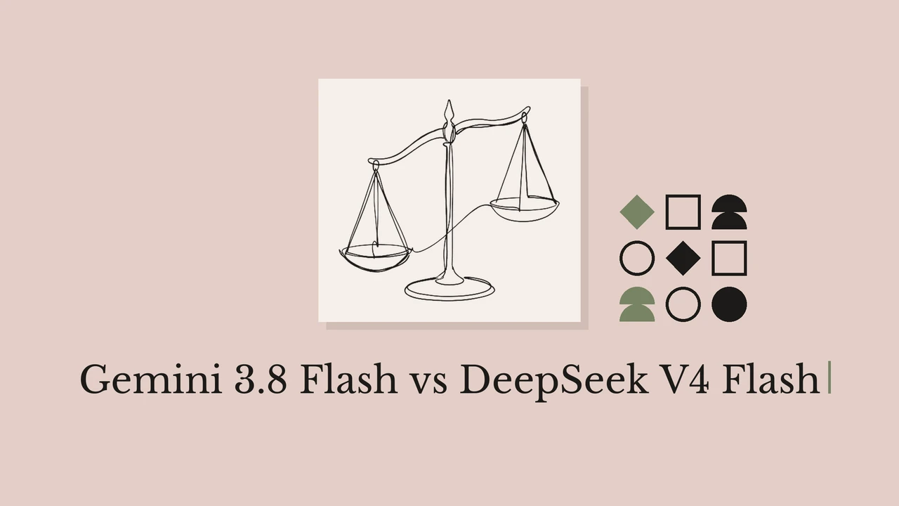 Gemini 3.8 Flash vs DeepSeek V4 Flash: 59 대 52, 비용은 2.6배