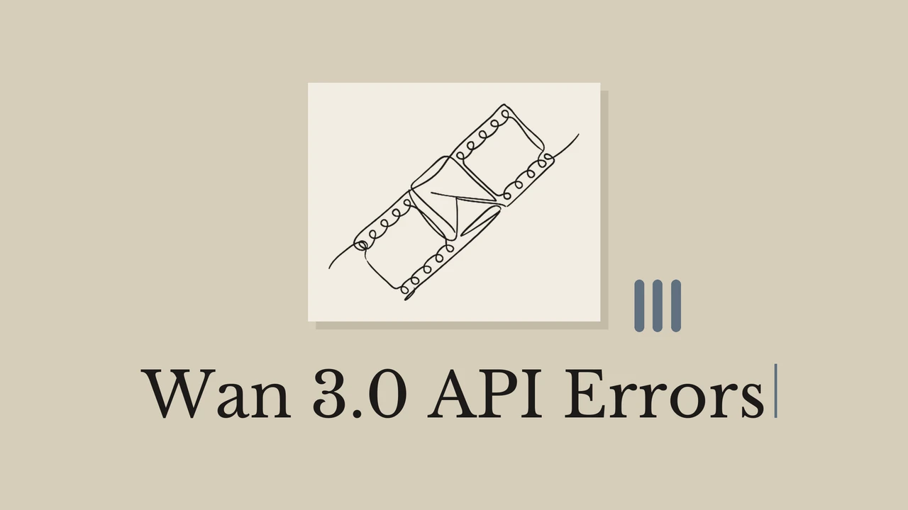 Wan 3.0 API 报错速查：每种拒绝的原始响应