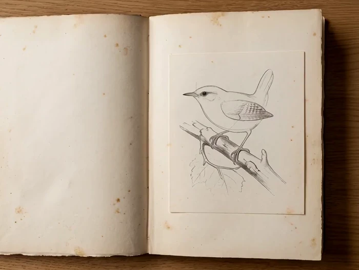 An 1890s Bird Plate Draws Itself