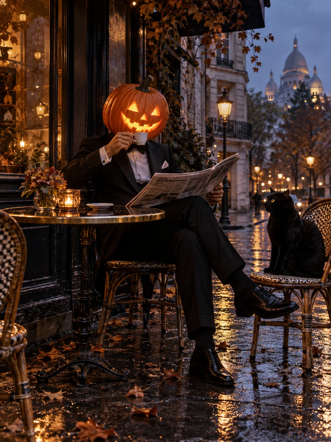 Ein Espresso für den Kürbisherrn