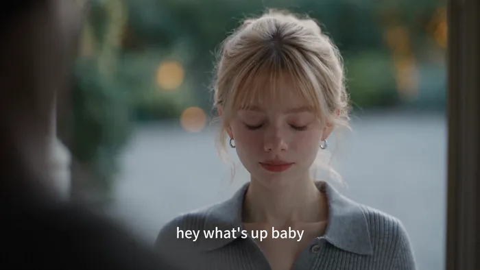 Cinematic breakup farewell, one continuous take