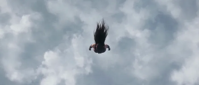 Cyber skydive freefall cut sequence