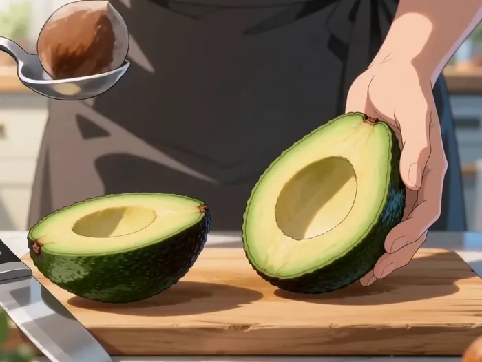 Anime-style avocado toast, step by step