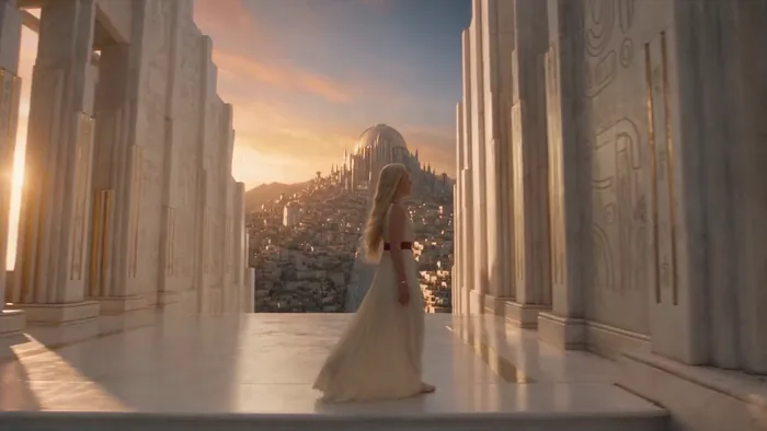 Epic fantasy continuous long take