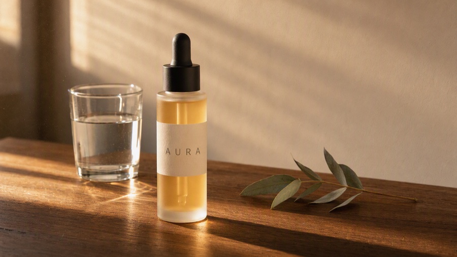 AURA serum, one drop in the afternoon · Primeiro fotograma · 首帧