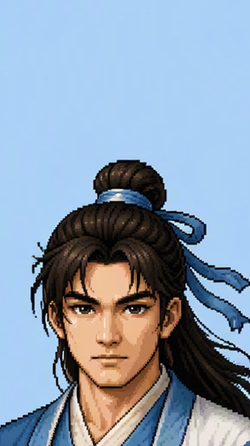 Pixel wuxia vertical short · Fotograma-chave · image2