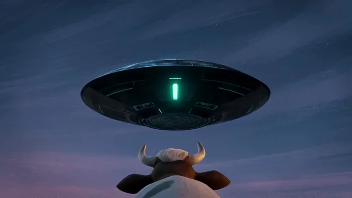 Clay Animation — UFO Takes the Cow